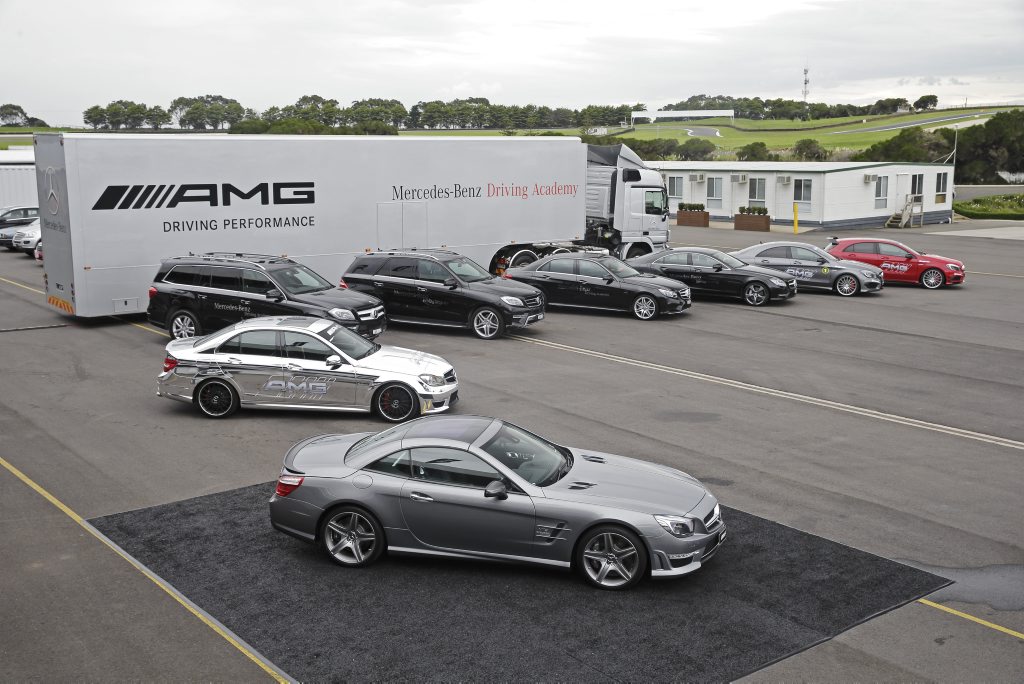 This is the “Evolution” level of the Mercedes-Benz Driving Academy’s Festival of AMG program. This is the “Evolution” level of the Mercedes-Benz Driving Academy’s Festival of AMG program.